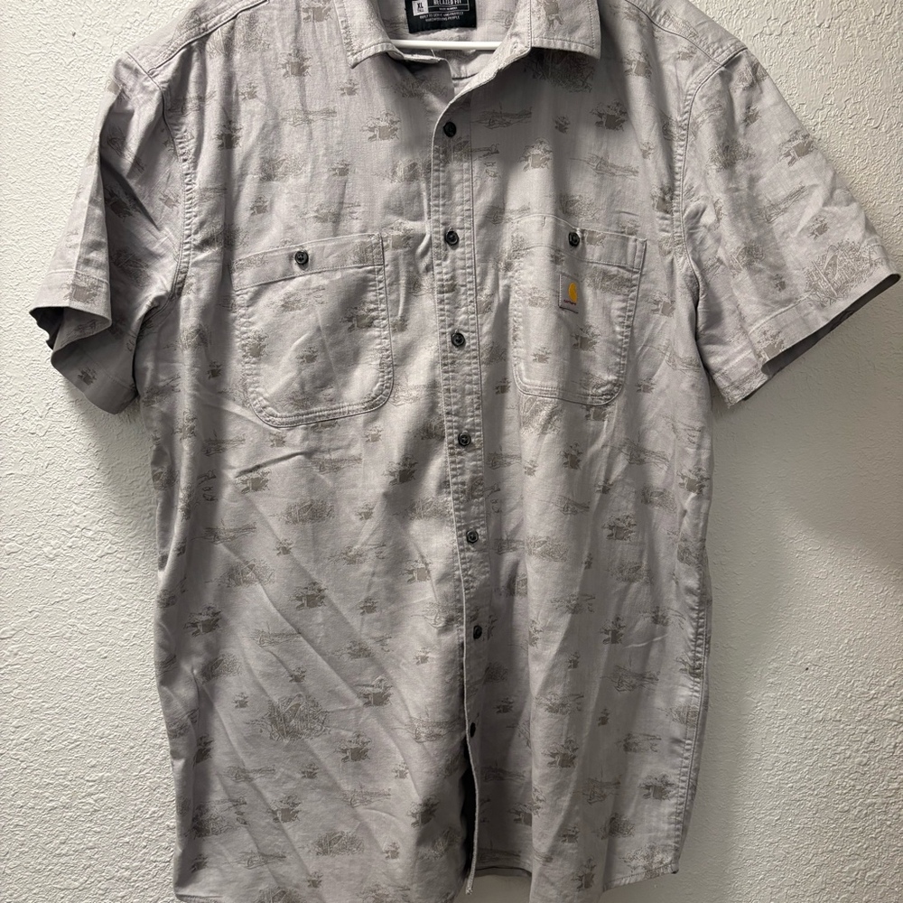 Carhartt Mens Rugged Flex Relaxed Fit Lightweight Short-Sleeve XL